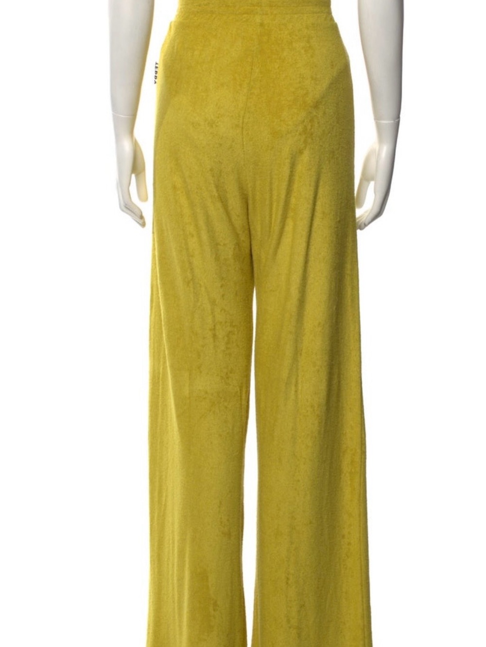 Simon Miller Wide-Leg Velvet Pants in Chartreuse - Picture 3 of 3